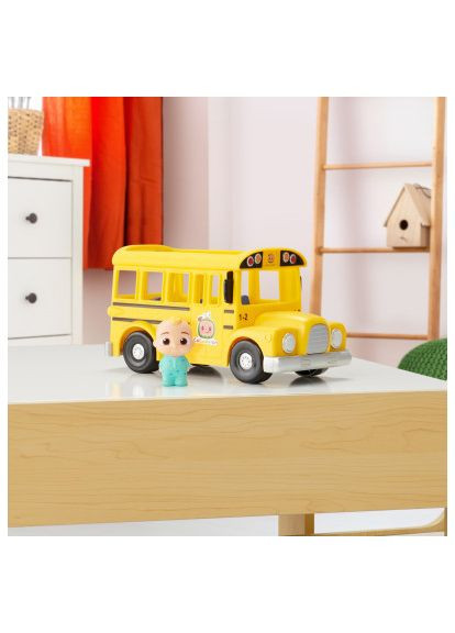 Развивающая игрушка Feature Vehicle Школьный Автобус со звуком (CMW0015) CoComelon Feature Vehicle Жовтий Шкільний Автобус зі звуком (366514727)
