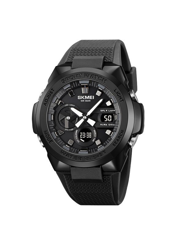 2105BK Black электронный спортивный, сasual Skmei (324088833)