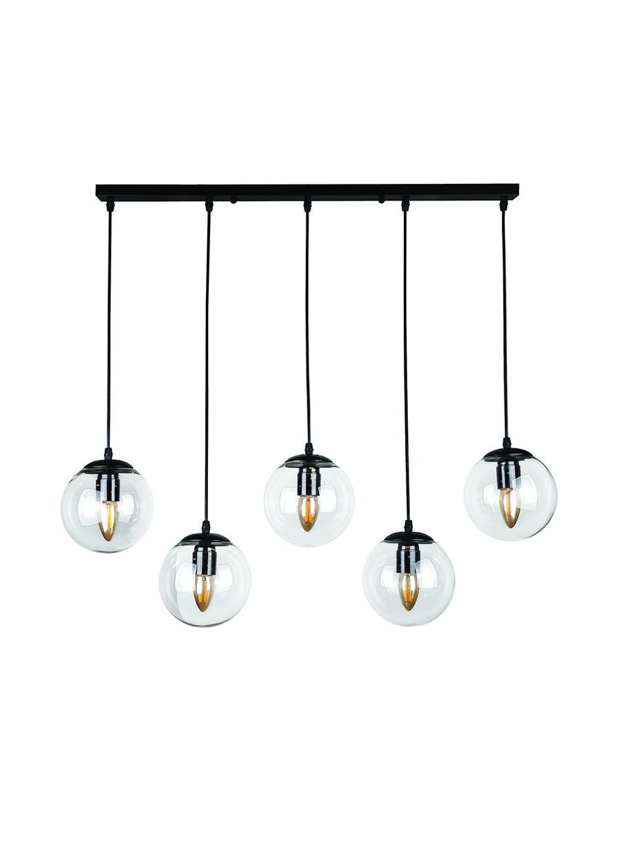 Подвесной светильник 756PR150F-5 BK+CL (700) (LVS2443) Levistella (370247007)