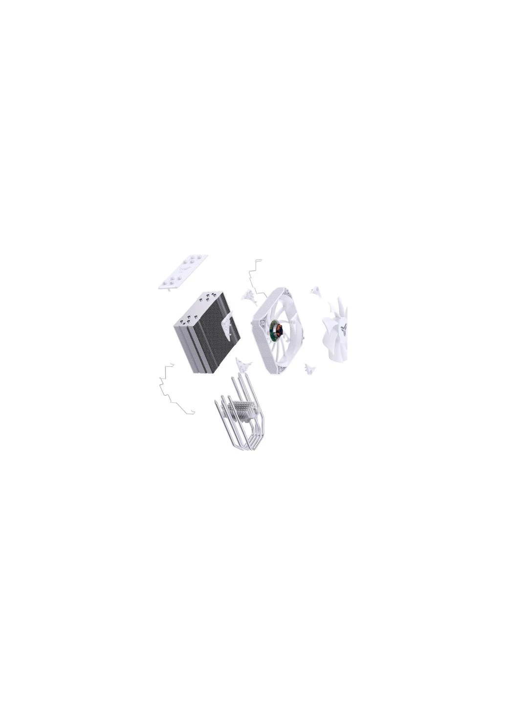 Кулер до процесора Jonsbo PISA A4 White (397946702)