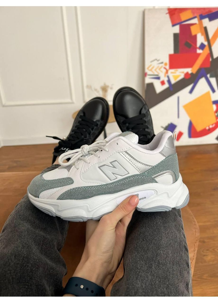 КРОСІВКИ ЖІНОЧІ NEW BALANCE 990 GREY WHITE V2 НЬЮ БЕЛАНС 990 No Brand сірі демісезони (367168439)