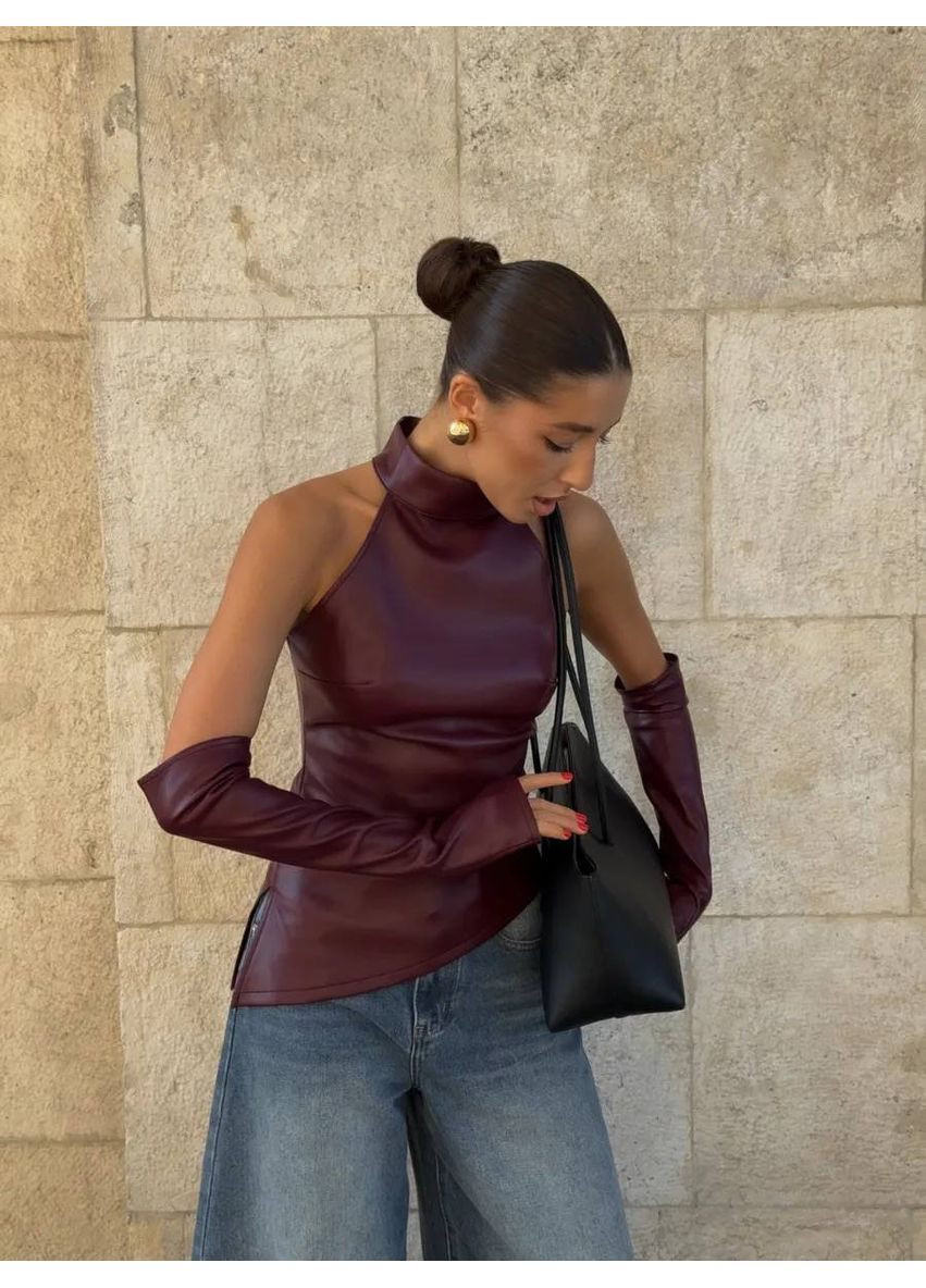 Жіночій топ з рукавичками Гермес (370855662)