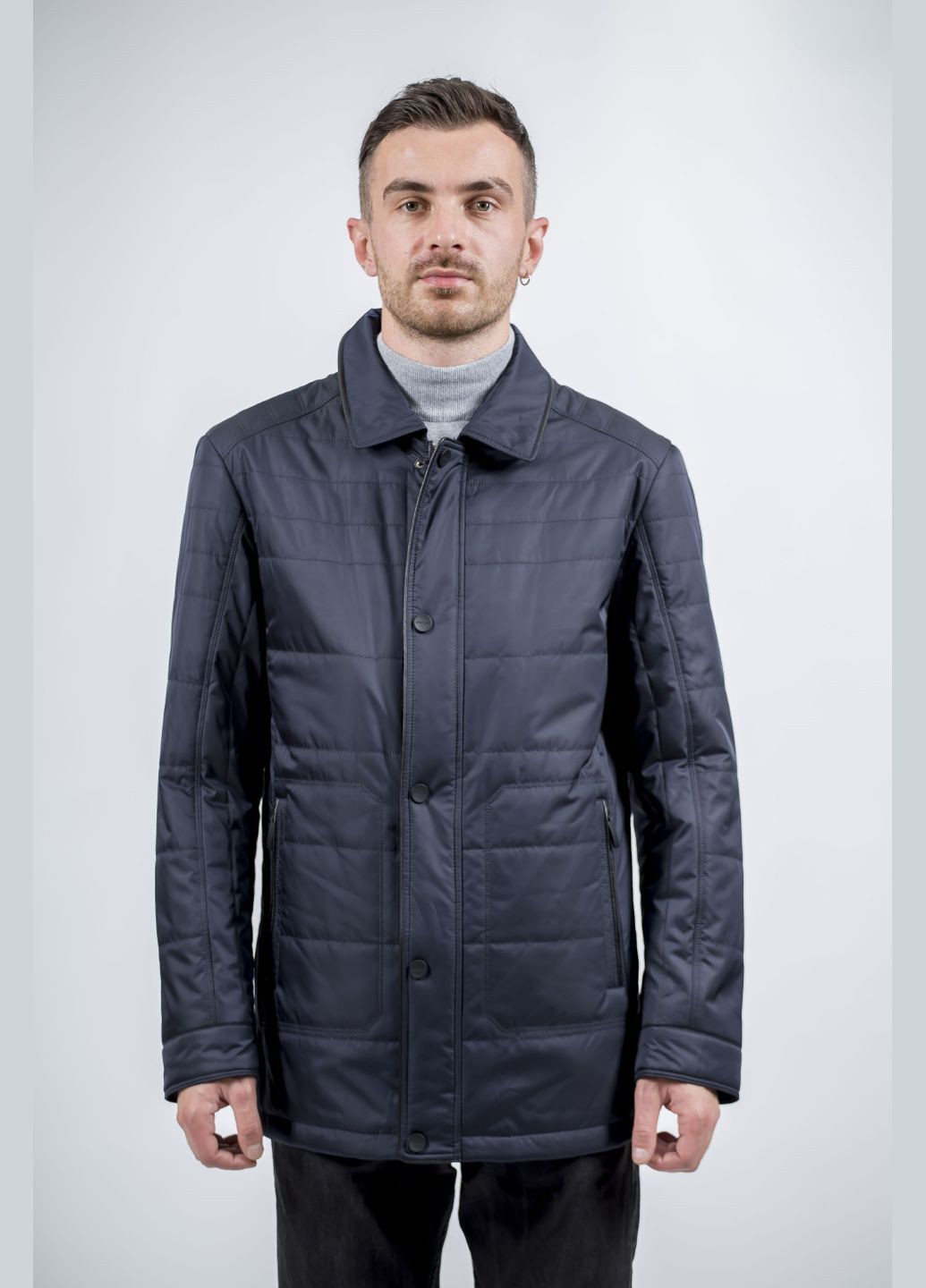 Синяя демисезонная мужская куртка (, ), 37146 City Class