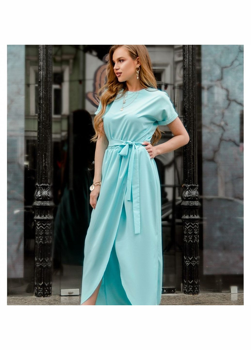 Мятное платье Liton