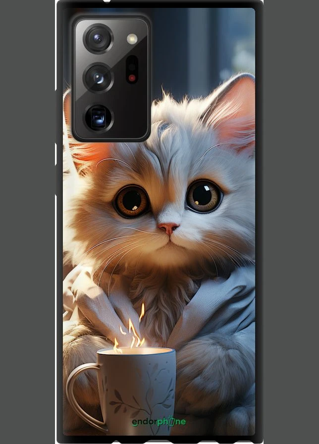 Чехол на Samsung Galaxy Note 20 Ultra White cat "5646b-2051-70447" Endorphone (329834229)