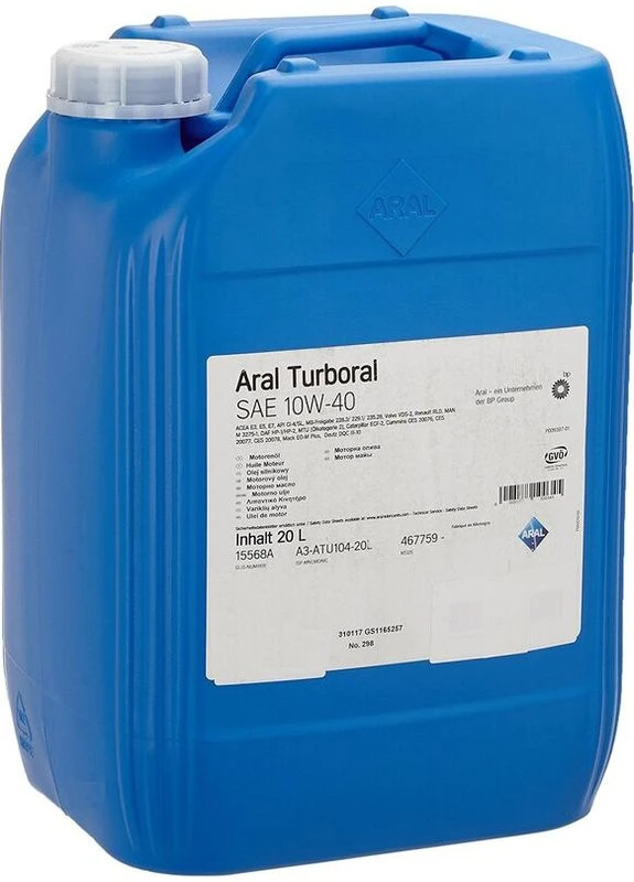 Mega Turboral LA 10W40 20L 15BD3B Aral (389157152)