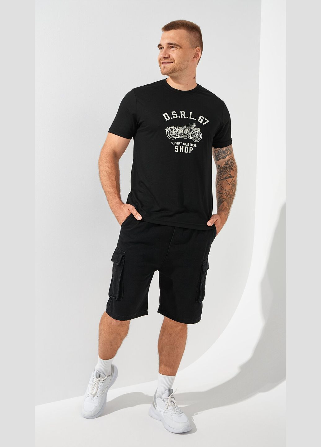 однотонні чоловічі 1908 shop (2000991063600) No Brand Шорти джинсові (370904649)