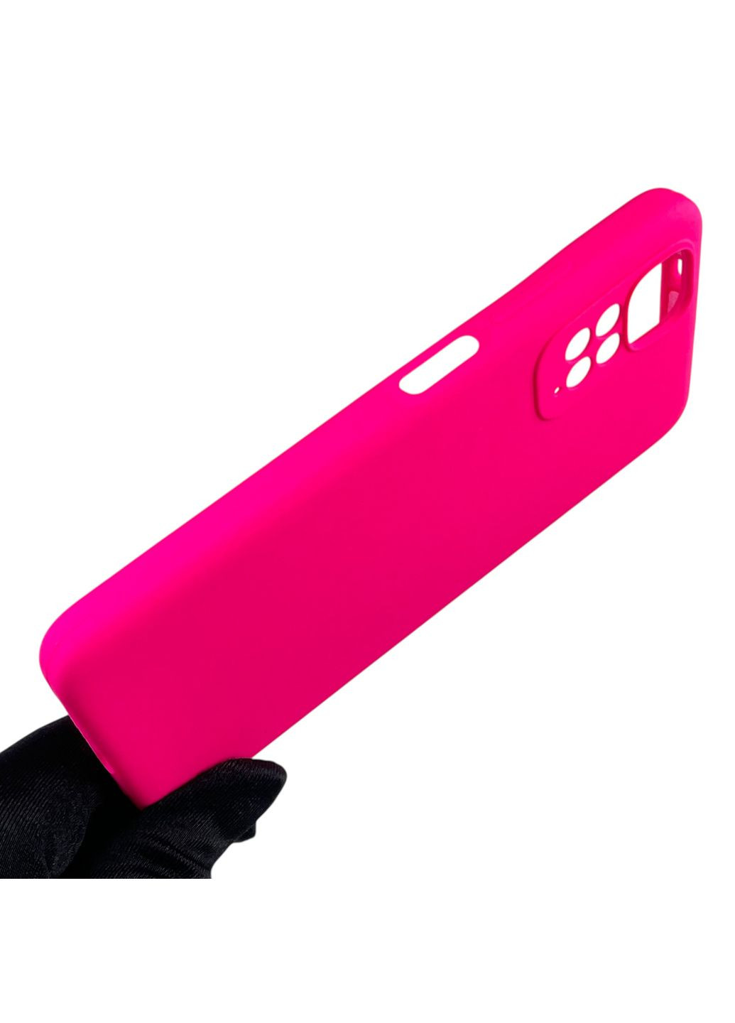 Чехол для Redmi Note 11 4G силиконовый с микрофиброй нескользящий на сяоми редми нот 11 4г малиновый Xiaomi (366387710)