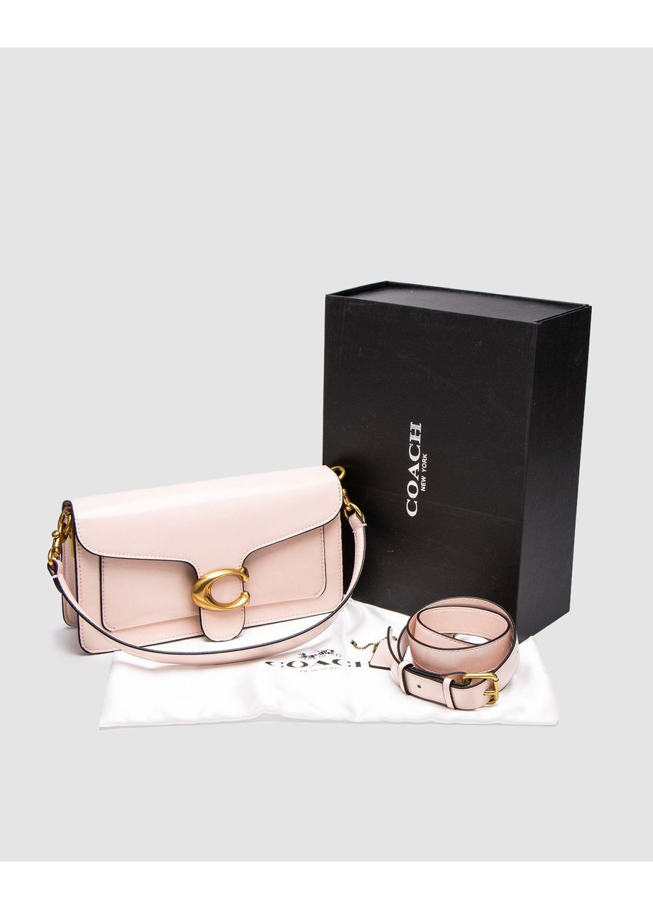 Сумка жіноча Tabby Shoulder Bag 26 in Polished Pebble Leather Pink/Gold No Brand (367609997)