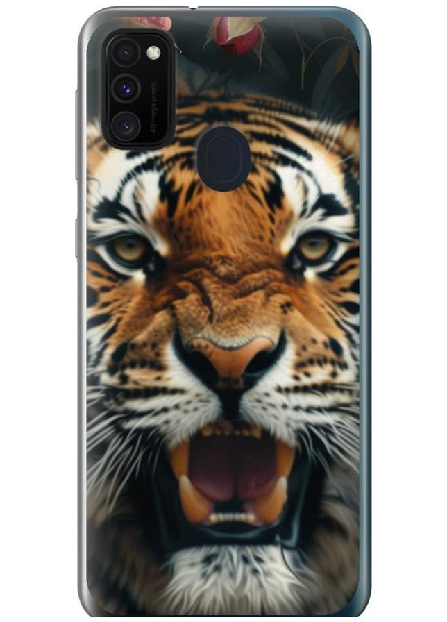 Силіконовий чохол 'Тигрова велич' для Endorphone Samsung Galaxy M21 M215F (287276782)
