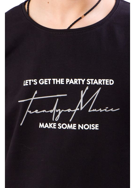 Чорний літній костюм для хлопчика (p-10274) Носи своє