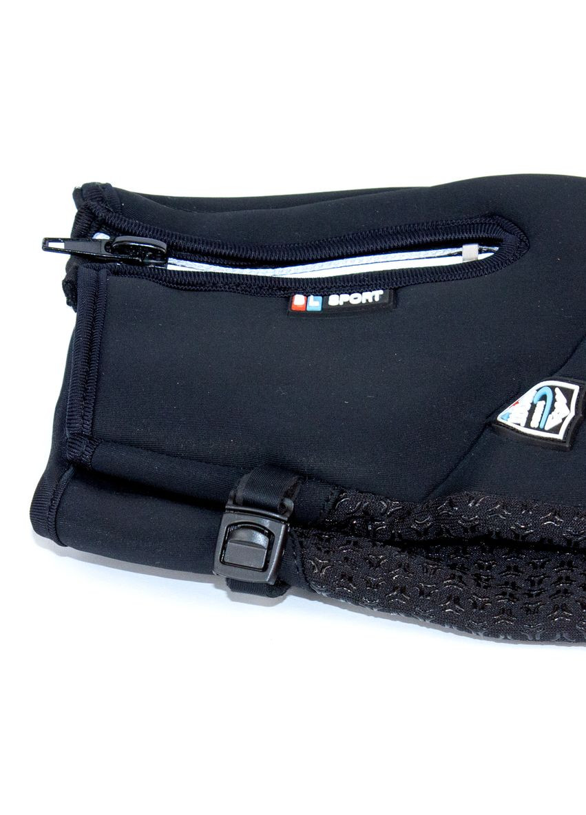 Рукавиці зимові тактичні STORM вітро та вологозахисні з утепленням Чорні XL UAD (306459166)