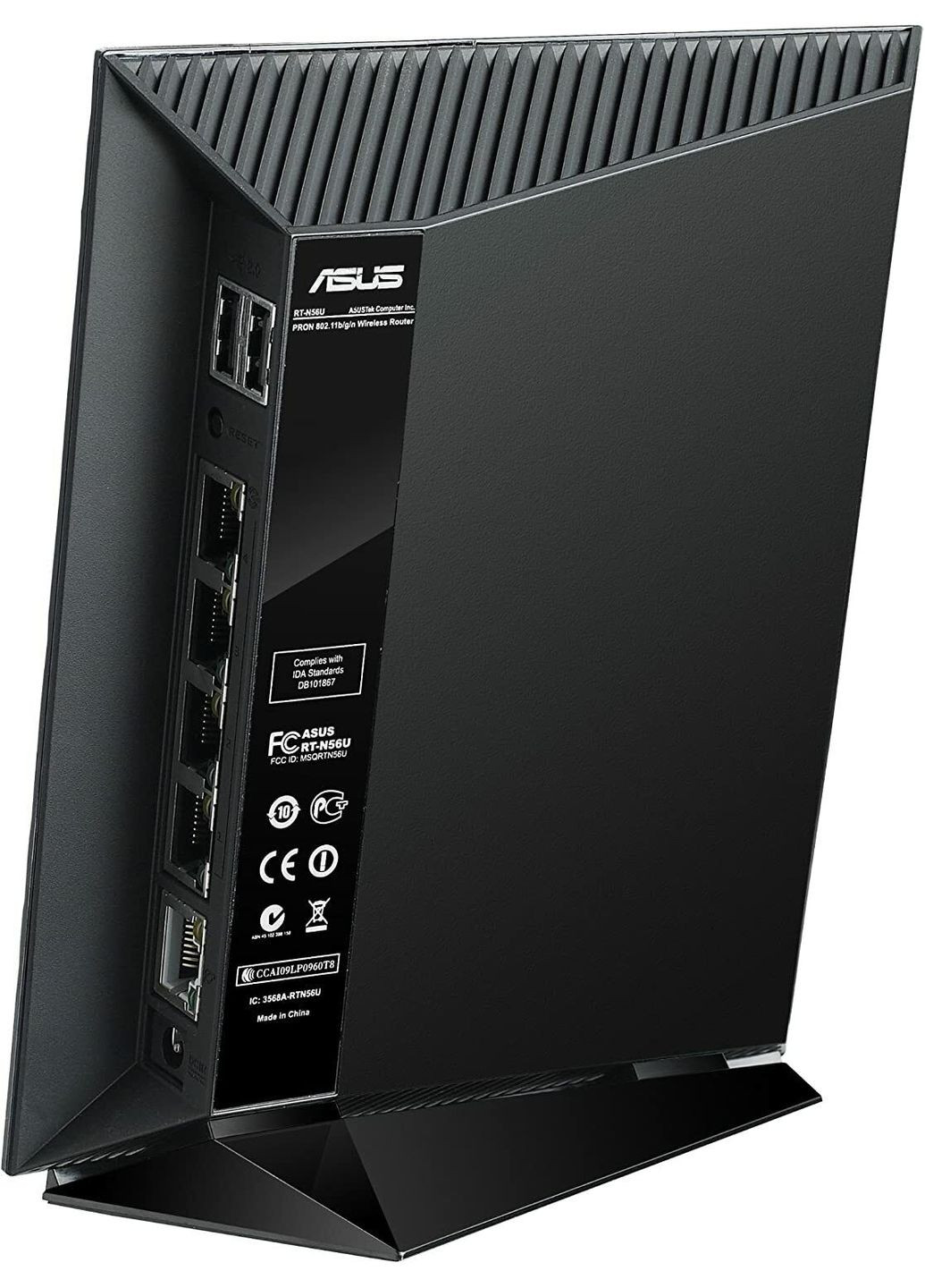 Беспроводной маршрутизатор (роутер) RT-N56U Black Diamond Dual-Band N 600 Asus (292132701)