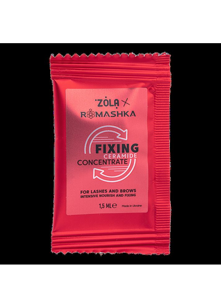 Фиксирующий концентрат Fixing Ceramide Concentrate x Romashka в саше 1,5 мл ZOLA (304540813)