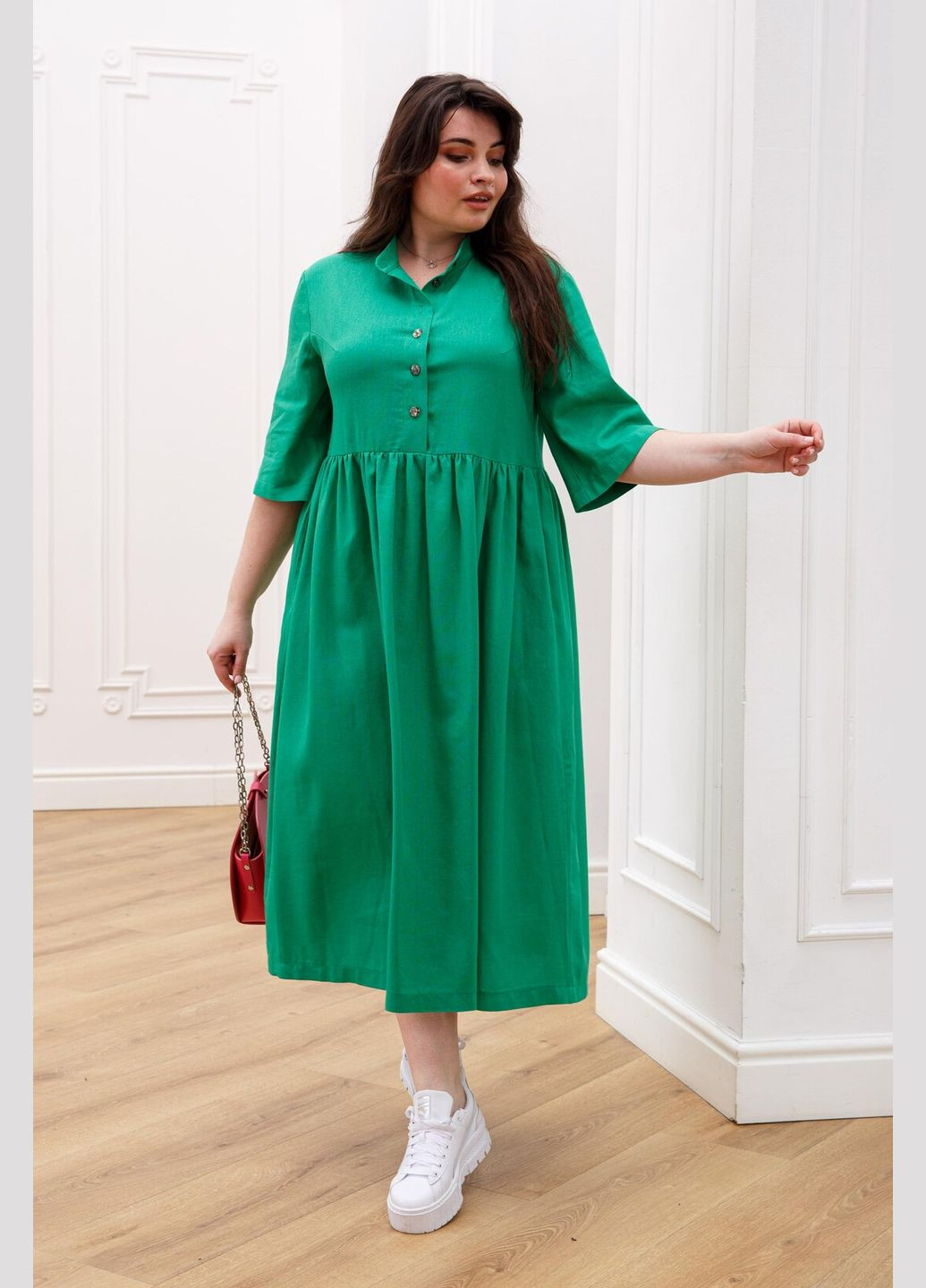 Зелена повсякденний, кежуал сукня тільда Ри Мари