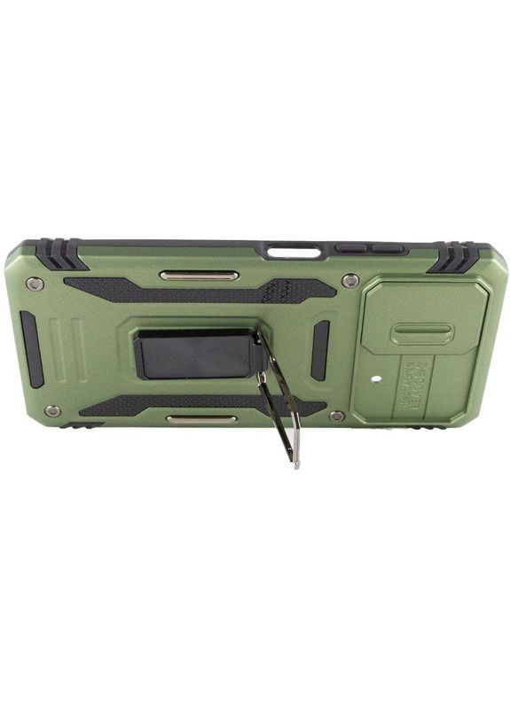 Ударостойкий чехол Camshield Army Ring для Xiaomi Poco X5 Pro 5G / Note 12 Pro 5G Зеленый Epik (372499192)