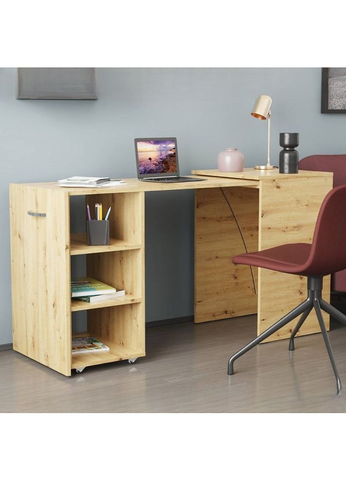 Стол-тумба трансформер Смарт 1/2 750x1450x600 ДСП Дуб Артизан 16 мм (FRD-105079) Ferrum-decor (361944367)