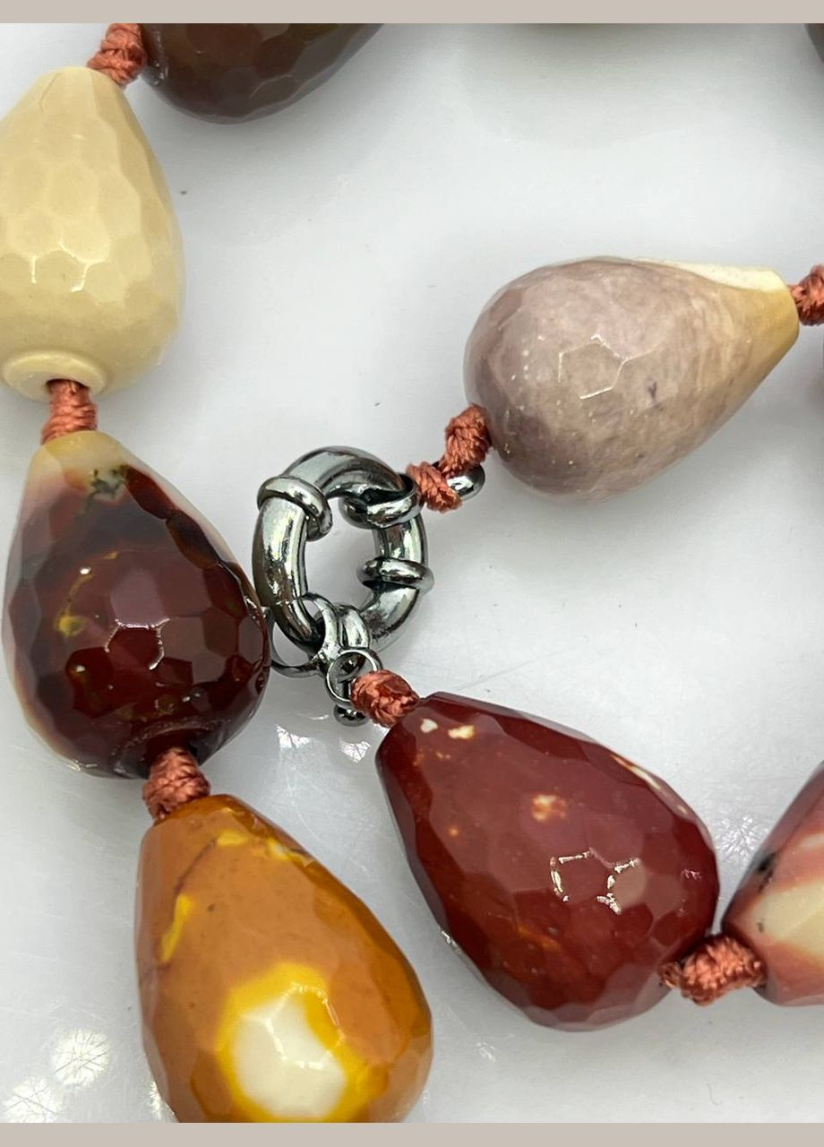 Намисто мокаїт 48 см No Brand (305836863)