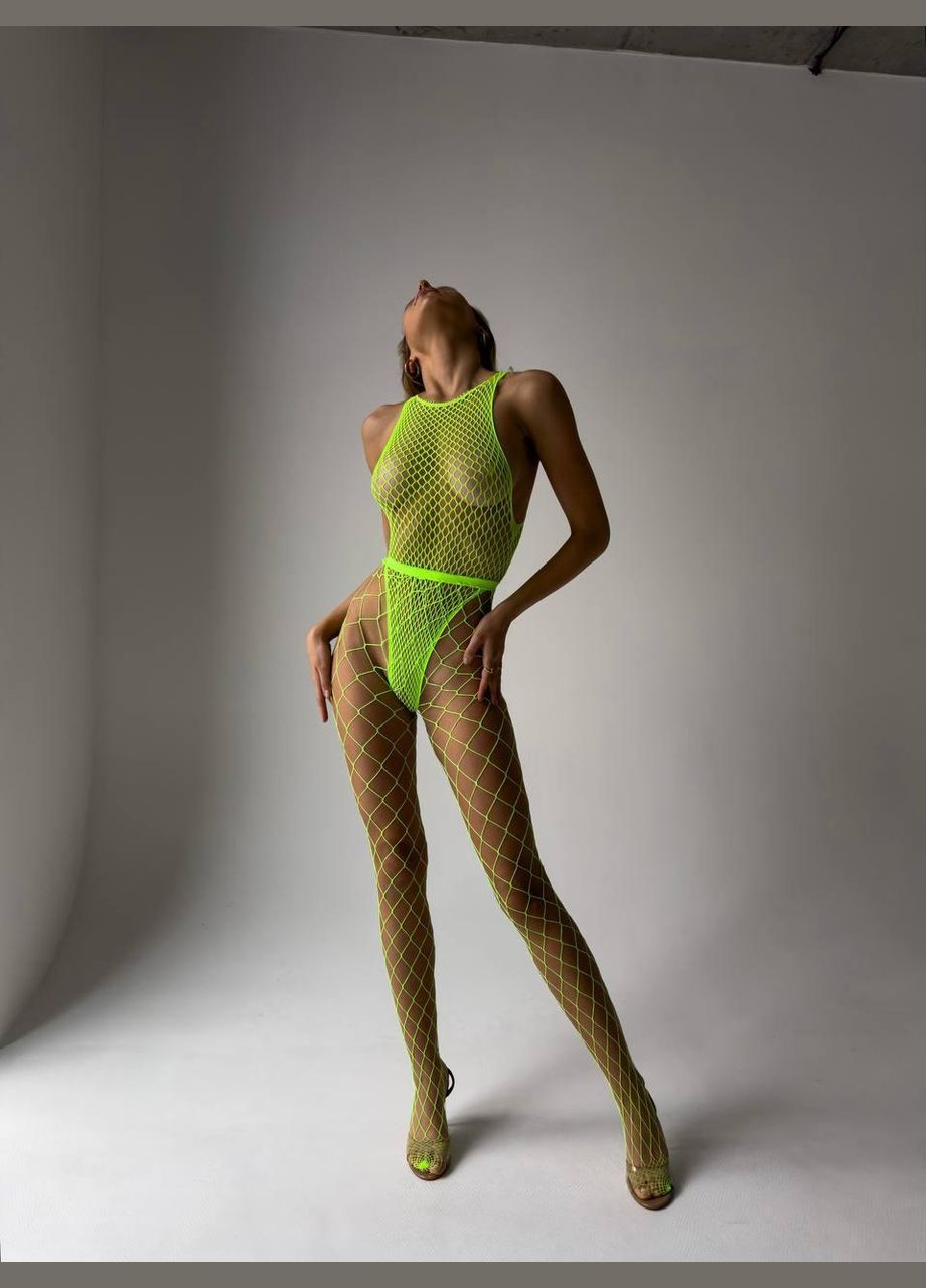 Сексуальний жіночий боді 2682/2 (салатовий) No Brand (295678932)