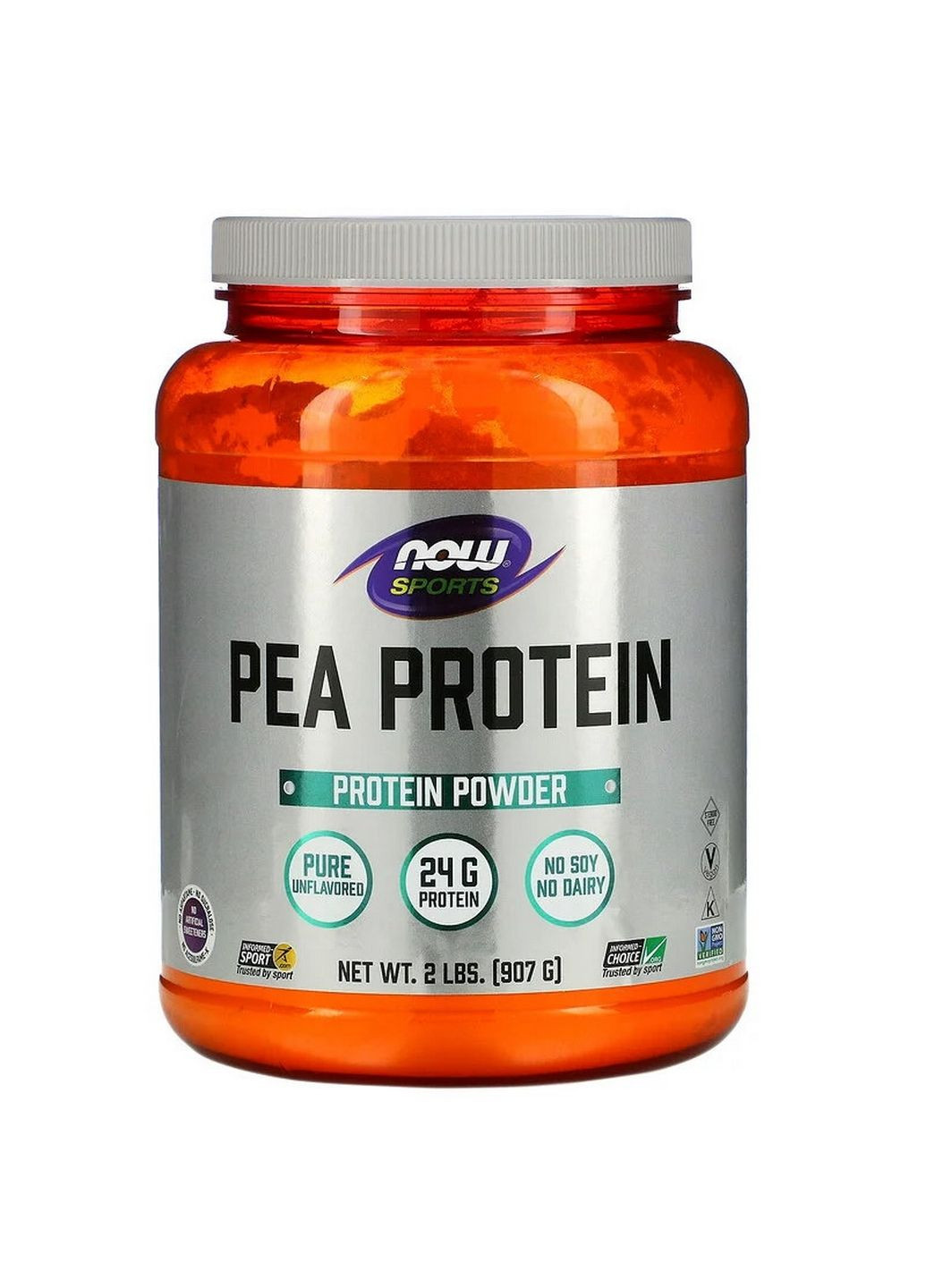 Протеїн Sports Pea Protein Pure, 907 грам Now (294929128)