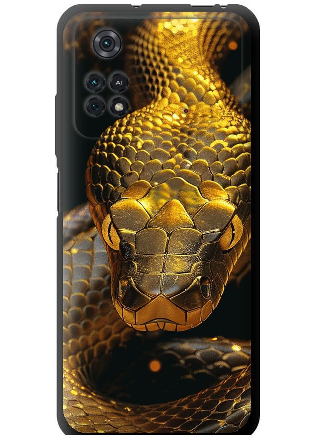 TPU чехол 'Golden snake' для Endorphone Xiaomi Poco M4 Pro (316702866)