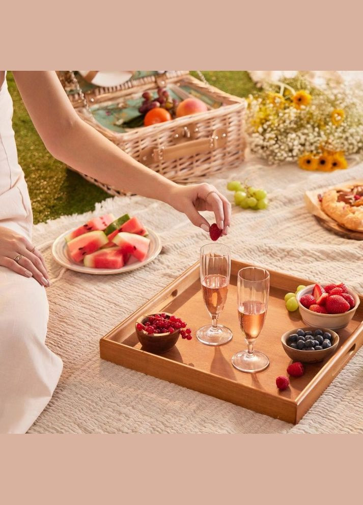 Набор бокалов для шампанского PRIMA LUMI 160мл х 4шт (KROS-927749) Krosno (317352109)