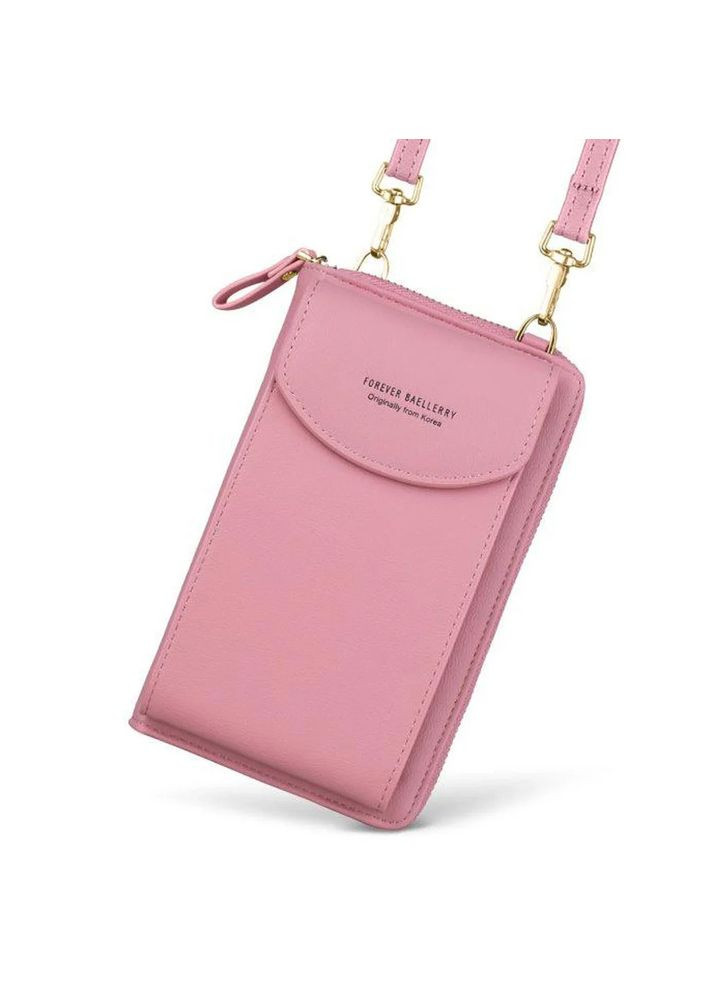 Кошелек женский с ремешком (18х12х3см) Forever Young, Пудровый/ Сумка клатч Baellerry (370967832)