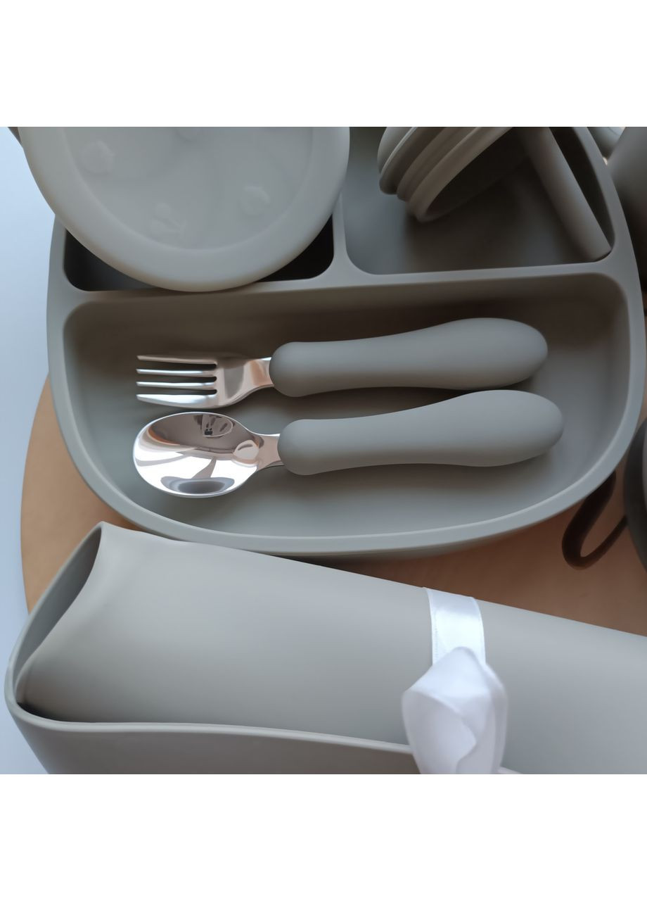 Набор посуды для малыша 10 шт Посуда для малышей обучающая Подарочный набор посуды для малышей (0219) No Brand (368999853)