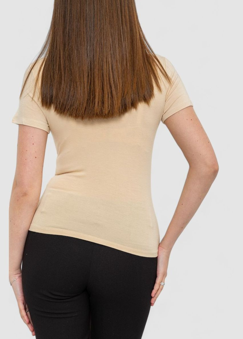 Бежева футболка жіноча Ager 186R528