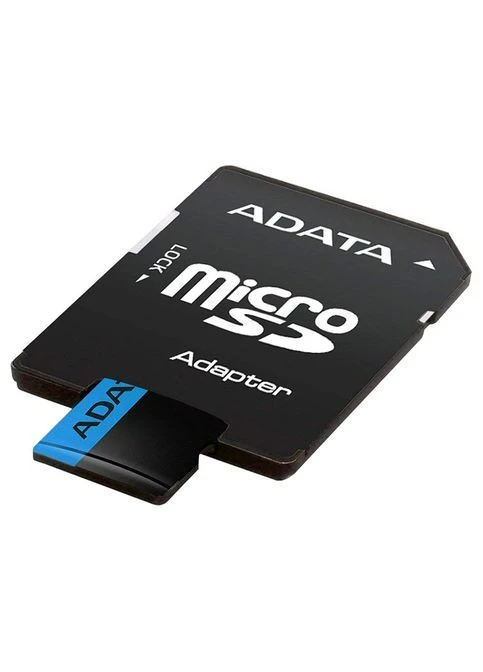 Карта памяти microSDXC Premier 64 ГБ Class 10 UHS-I V10 A1 до 100 МБ/с с SD-адаптером ADATA (402621606)