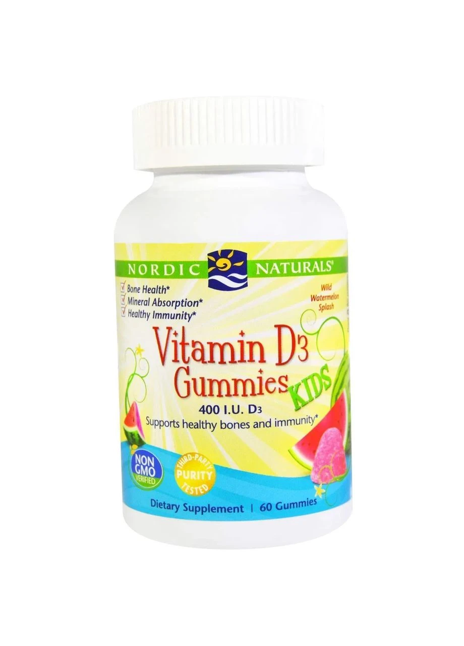 Вітамін D3 для дітей Vitamin D3 400 МО, 60 желе Nordic Naturals (371809978)