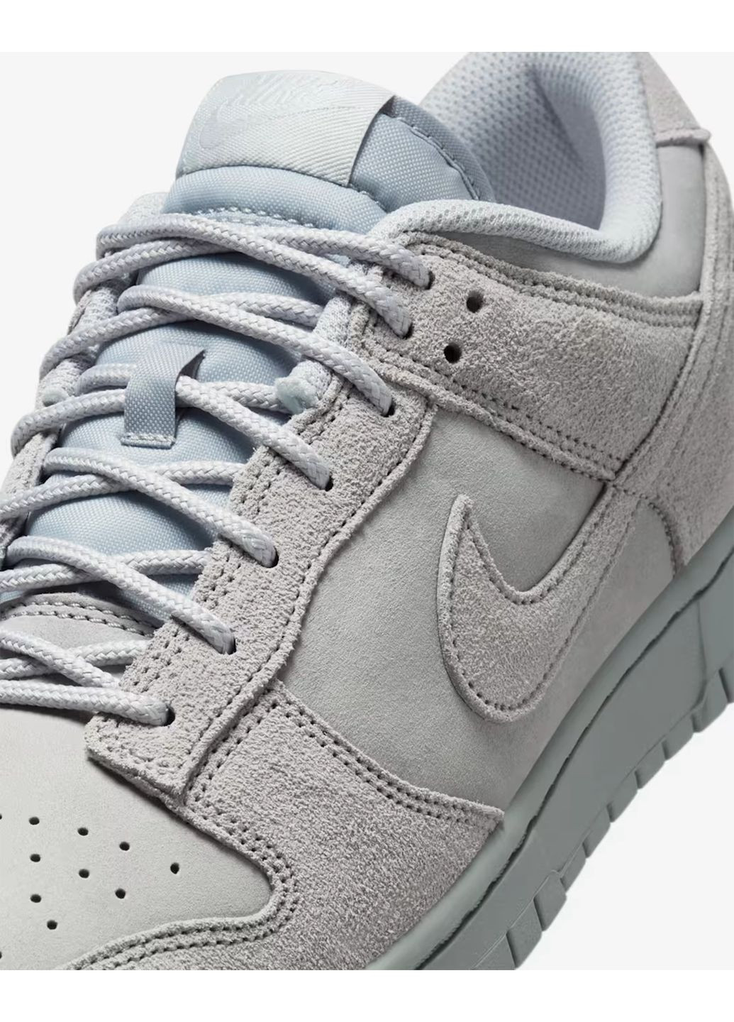 Сірі всесезон кросівки чоловічі dunk low retro se ib6651-002 весна-осінь замша сірі Nike