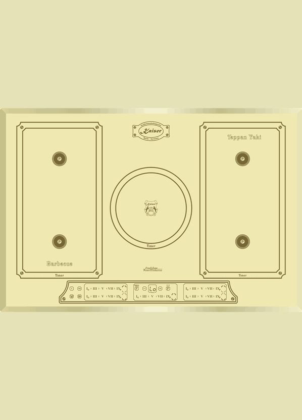 Варочная поверхность электрическая KCT 7797 FI ElfEm Kaiser (308796267)