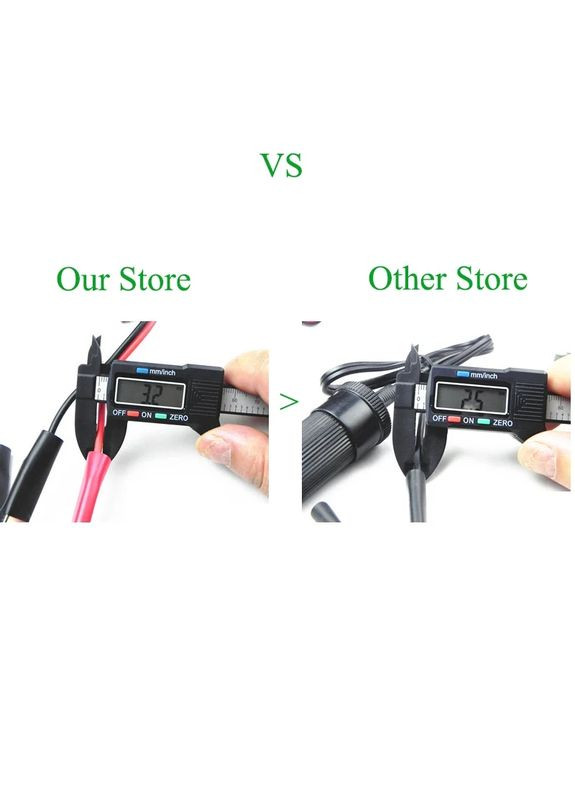 Универсальный адаптер прикуривателя 12В с зажимами «крокодил» для автомобиля и кемпинга No Brand (354817863)