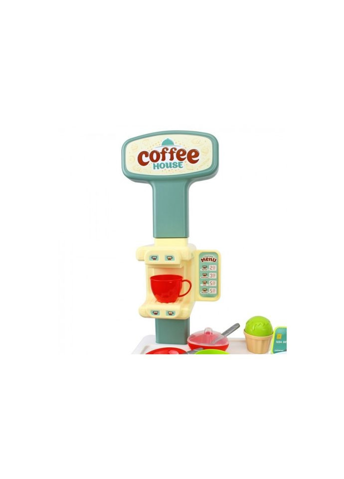 Ігровий дитячий набір "Кав'ярня" 9765TXK прилавок з полицями, іграшкові солодощі ТехноК (315023159)