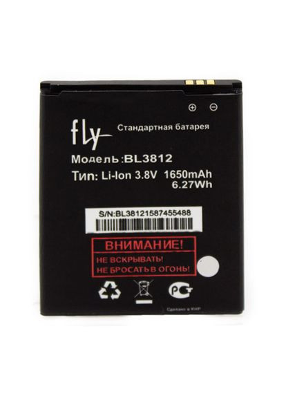 Аккумулятор BL3812 1650 mAh IQ4416 AAA класс тех.пакет FLY (346499686)