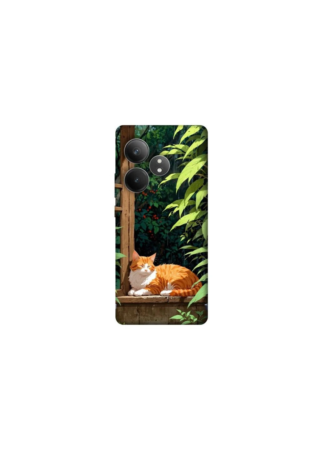 Чохол на Realme GT Neo 6 SE red cat Frontalka (353332414)