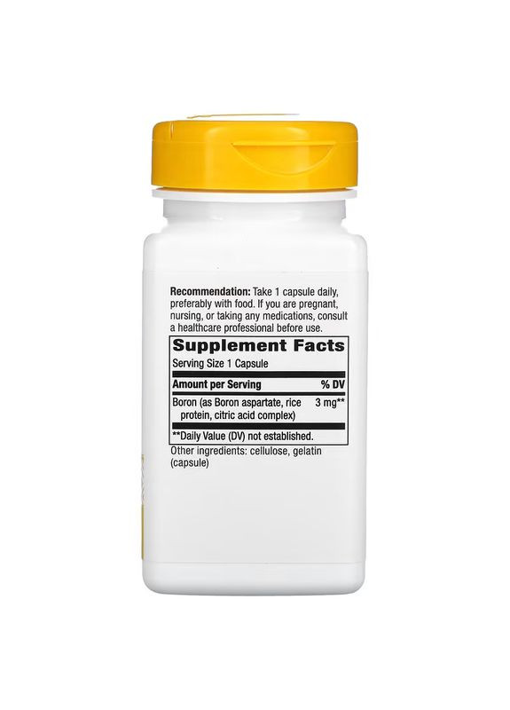 Витамины и минералы Boron Complex, 100 капсул Nature's Way (322293413)