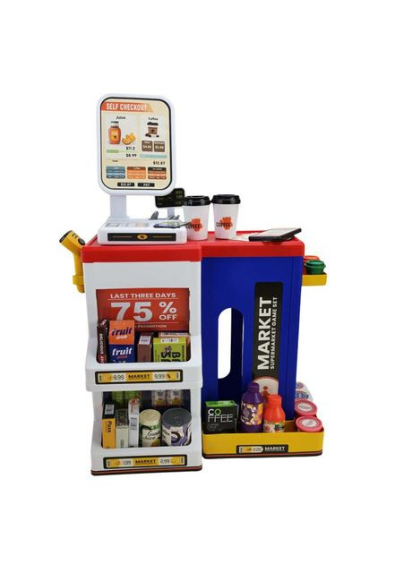 Игровой набор Супермаркет синий (668-148/149/1) Країна іграшок (370259494)