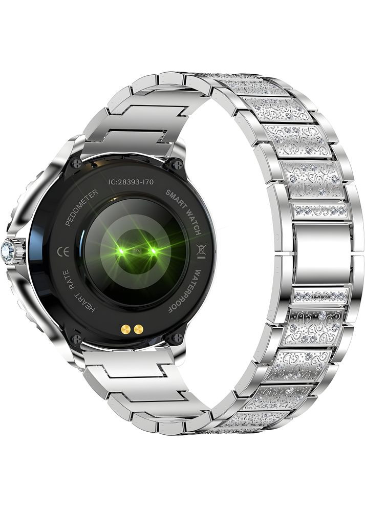 Женские смарт-часы Fitonme Silver Lux | Мониторинг пульса, тонометр, IP67, Bluetooth 5.0 Smart Watch (322528104)