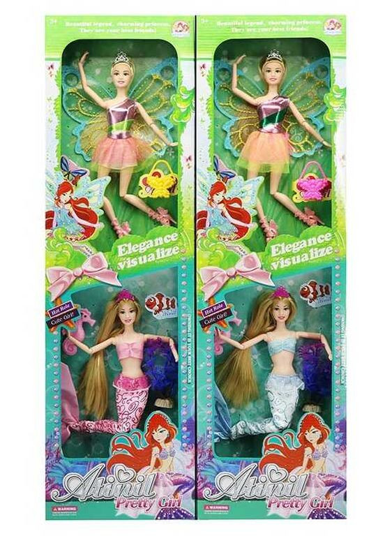 Набір ляльок WX 50-5 (24/2) 2 види, аксесуари, у коробці No Brand (324619953)