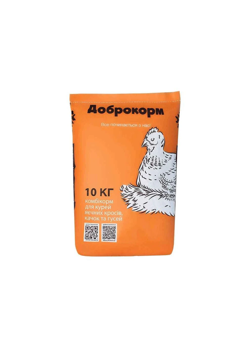 Комбикорм универсальный (с 9-48 неделя) крупа Финиш НК-2 10кг ТМДОБРОКОРМ No Brand (397110147)