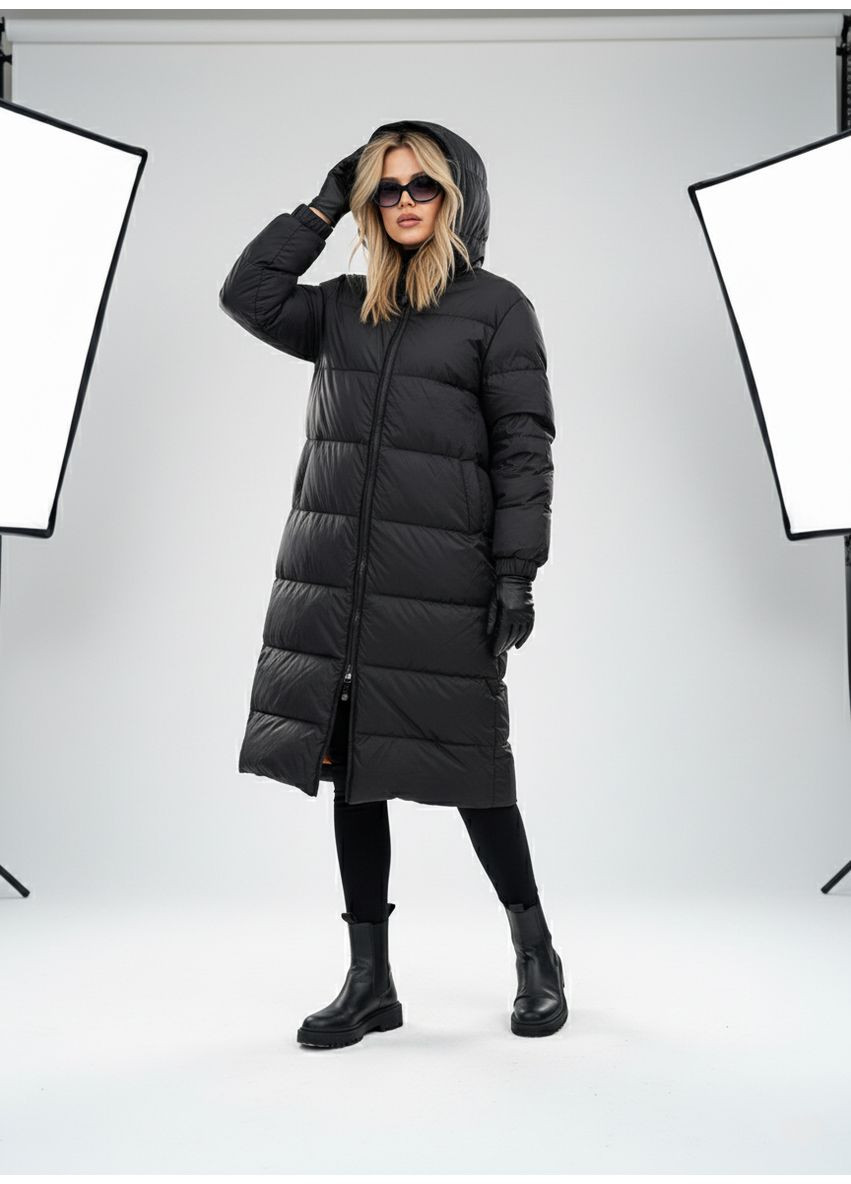 Чорний демісезонний Пуховик Forza Viva