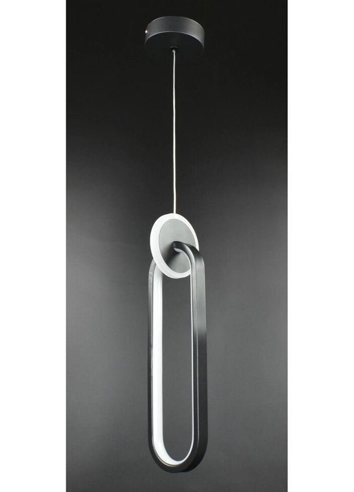 Люстра светодиодная подвесная LED светильник для квартиры на потолок лэд 26996 Черный 40-150х10х10 см. Sunnysky (324395856)