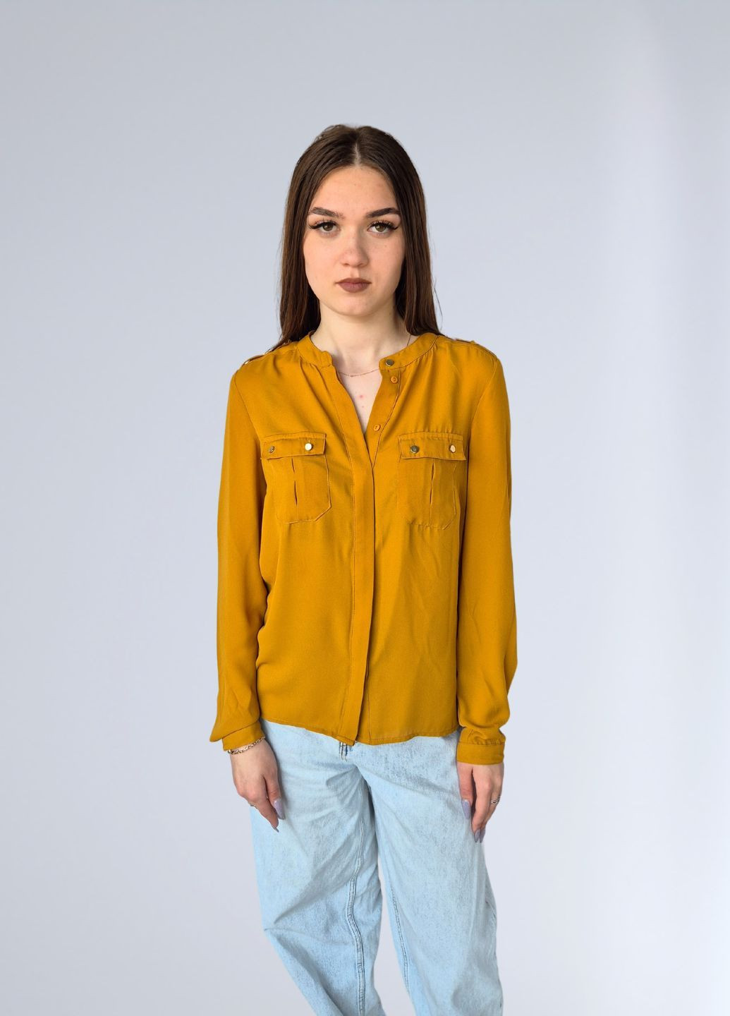 Блуза-сорочка жіноча одноонна на гудзиках MINT&BERRY (333832280)