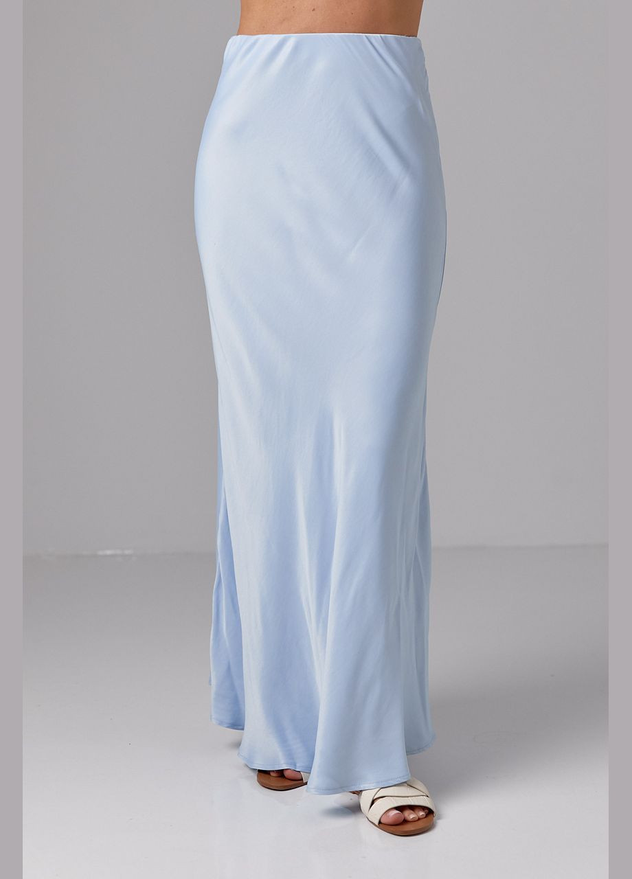 Довга атласна спідниця на резинці Liton (297057633)
