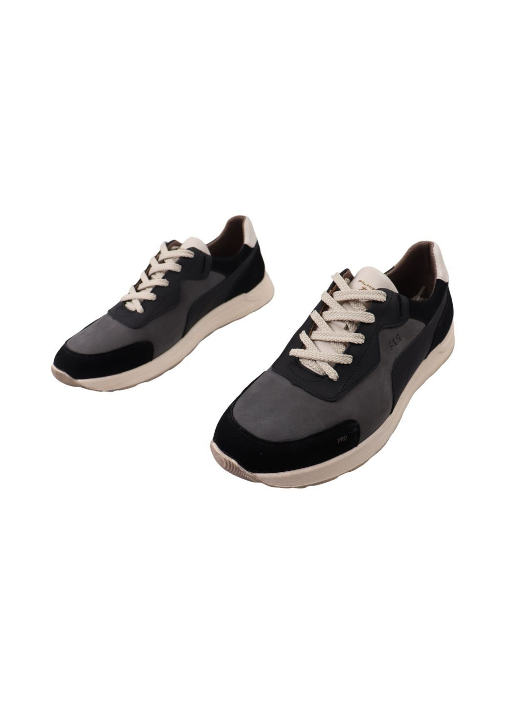 Сірі кросівки чоловічі сірі натуральний нубук Konors 882-25DTS