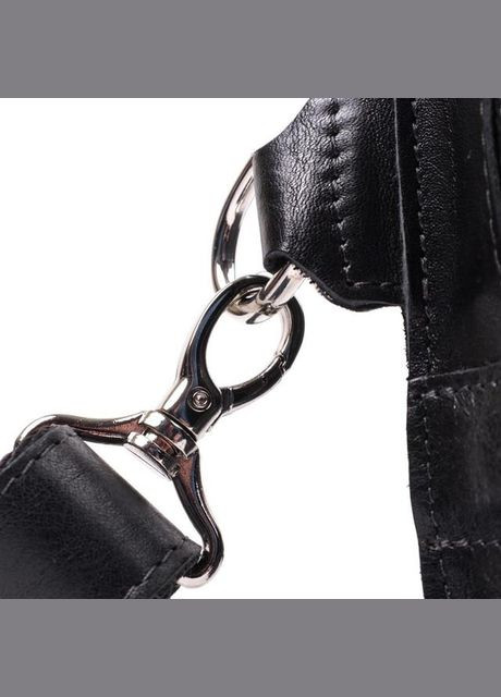 Сумка мужская через плечо кожаная бананка на пояс Черный 2857-85983 Grande Pelle (322326587)