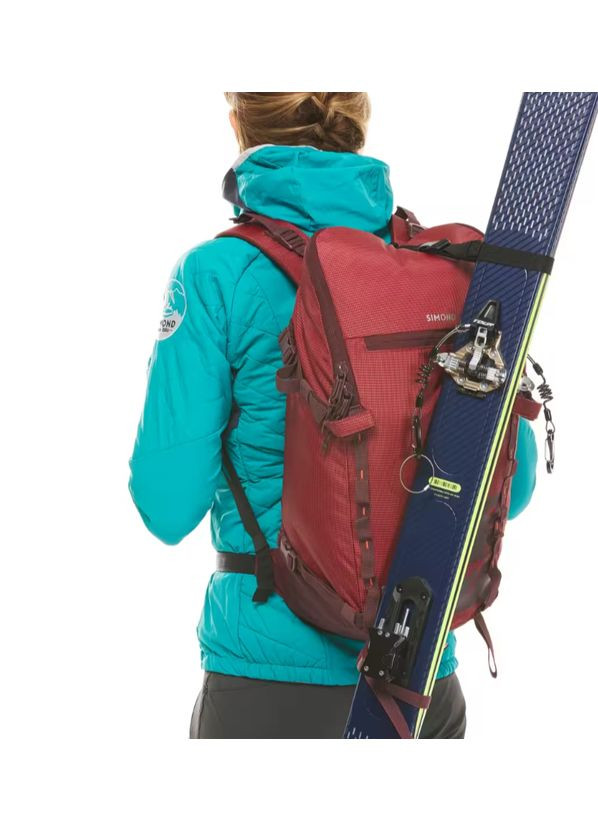 Альпіністський Рюкзак Alpinism 22л 53 x 27 x 18 см Бордовий Сумісні з Питною Системою SIMOND (342966865)