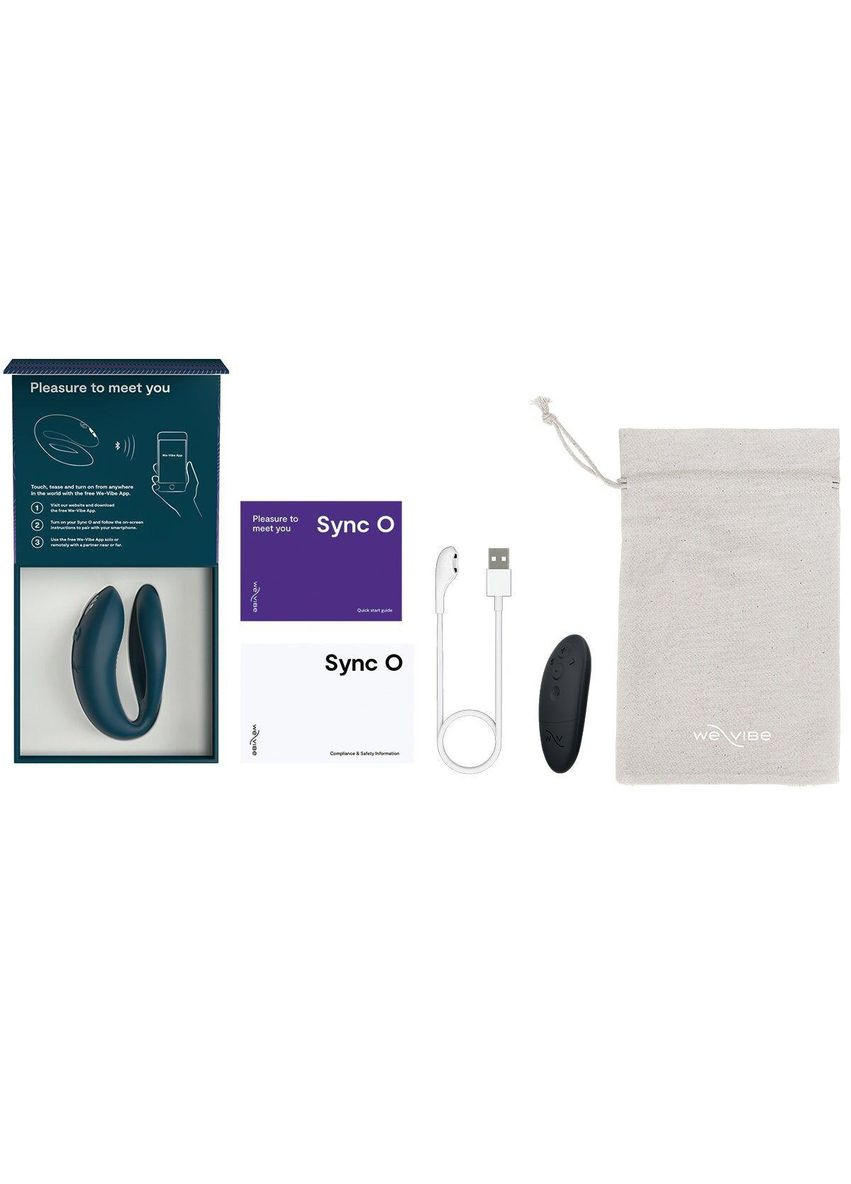 Смарт-вибратор We-Vibe Sync O Velvet Green, пульт ДУ No Brand (366879449)